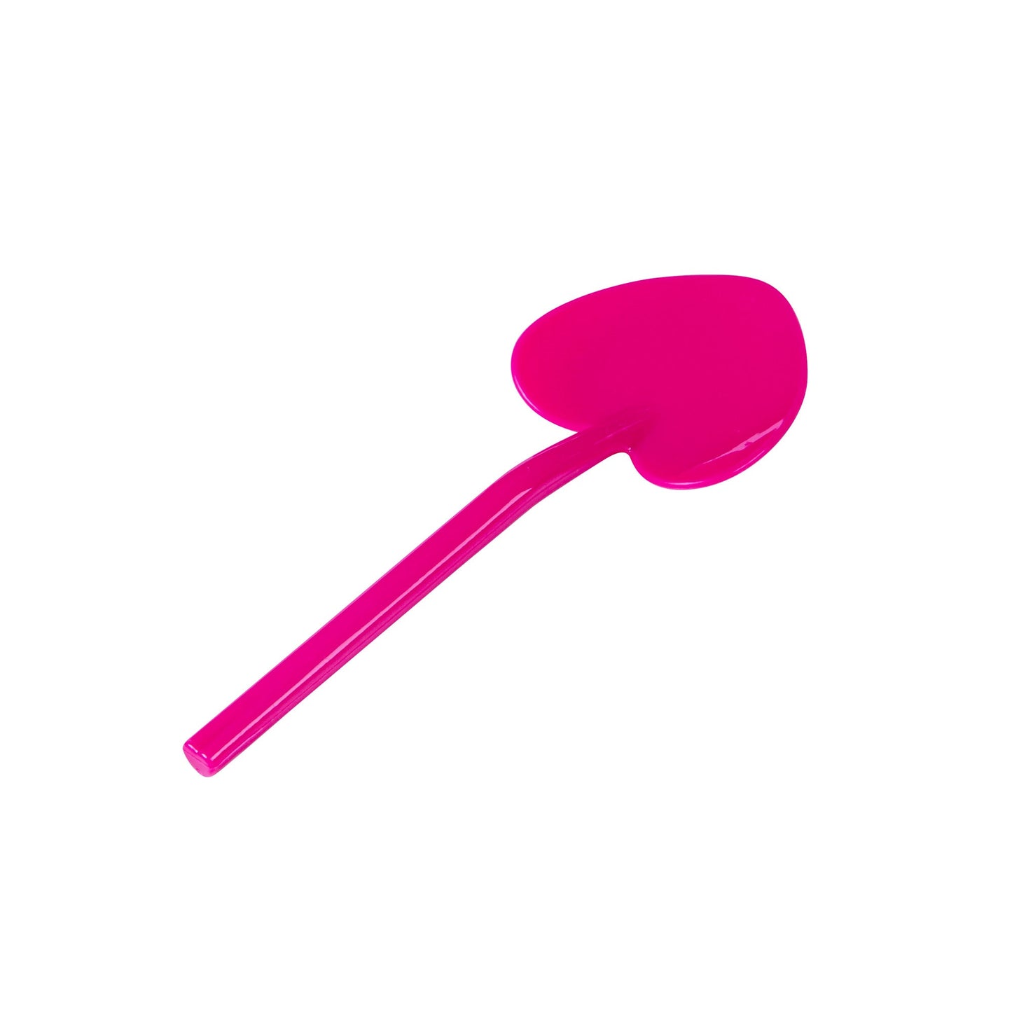 Coppetta Magenta Plastic Love Shovel Spoon - 3 1/2" x 1 1/4" - 500 count box
