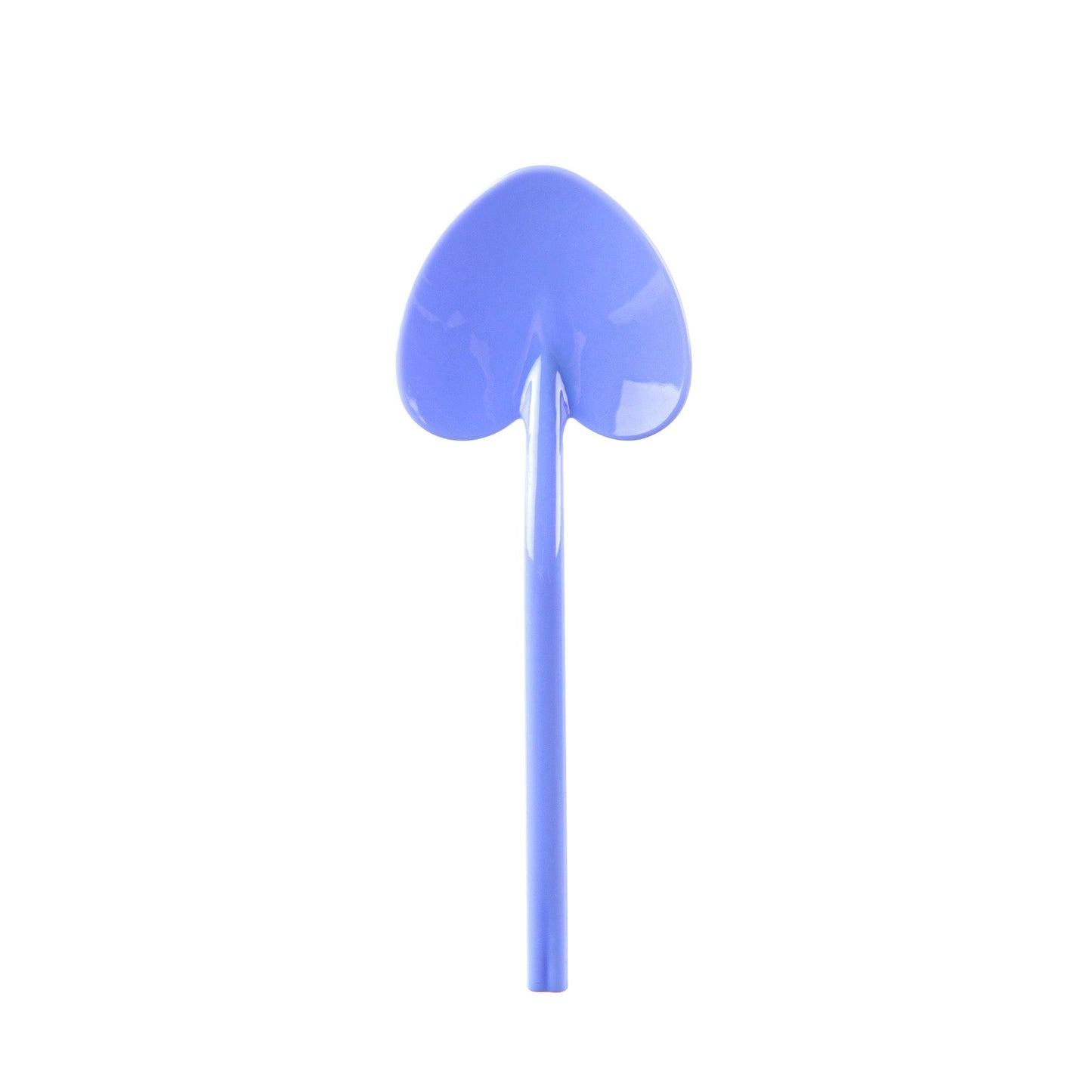 Coppetta Periwinkle Plastic Love Shovel Spoon - 3 1/2" x 1 1/4" - 500 count box
