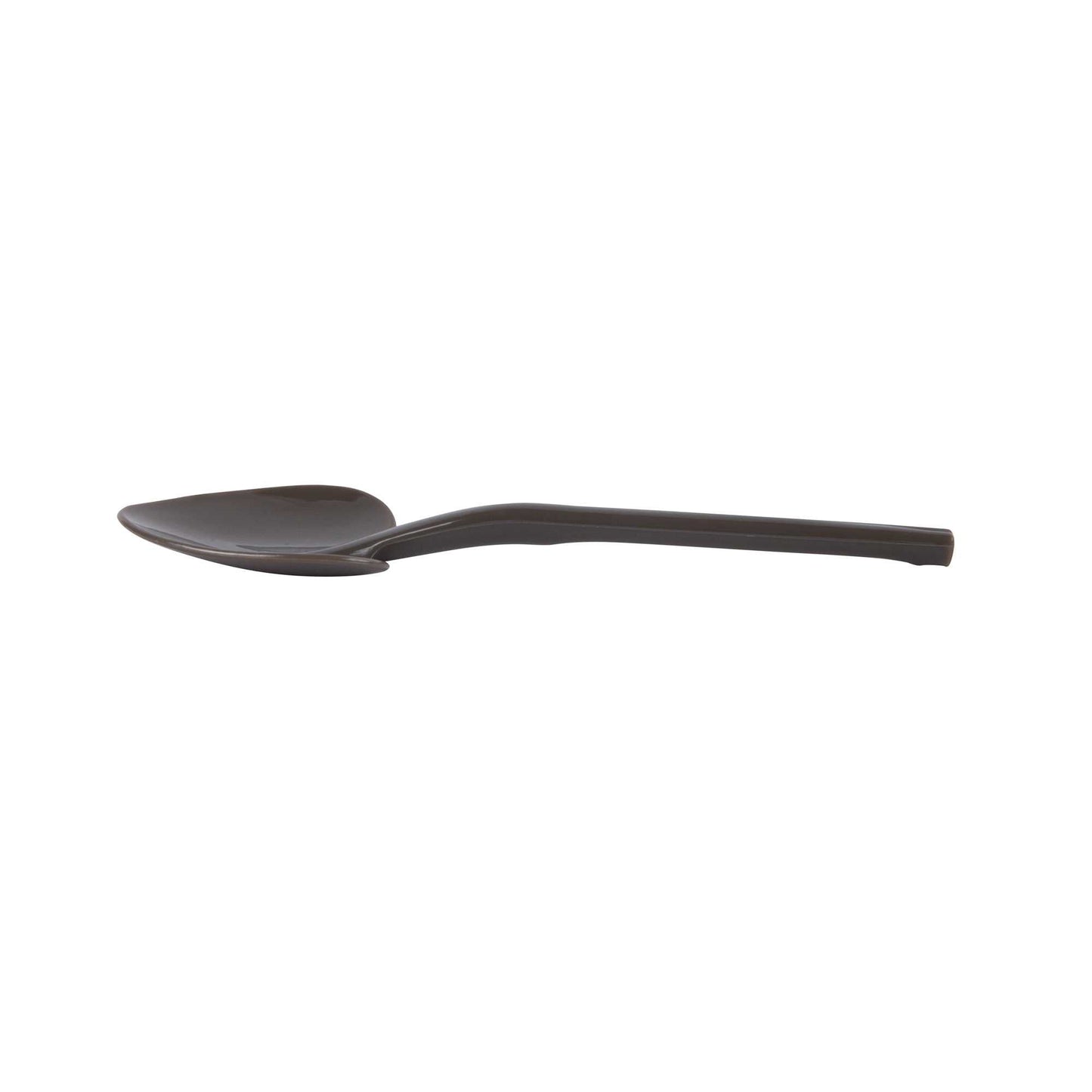 Coppetta Fashion Gray Plastic Love Shovel Spoon - 3 1/2" x 1 1/4" - 100 count box