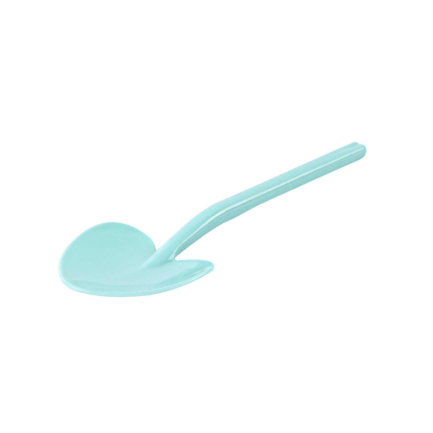 Coppetta Teal Plastic Love Shovel Spoon - 3 1/2" x 1 1/4" - 100 count box
