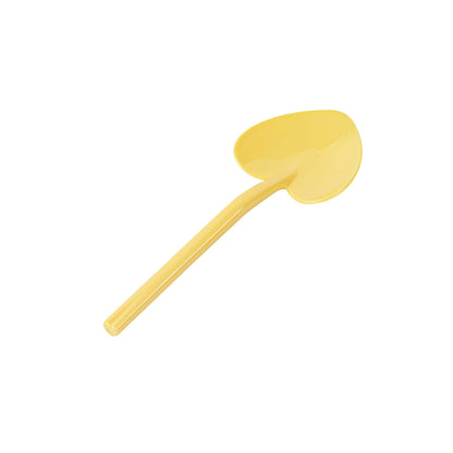 Coppetta Baby Yellow Plastic Love Shovel Spoon - 3 1/2" x 1 1/4" - 100 count box