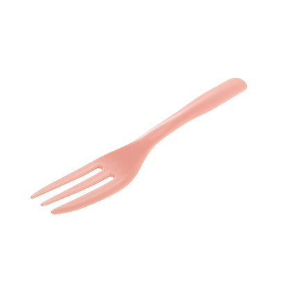 Coppetta Coral Plastic Cake Fork with Knife Edge - 4" x 3/4" - 500 count box