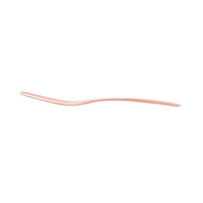 Coppetta Coral Plastic Cake Fork with Knife Edge - 4" x 3/4" - 500 count box