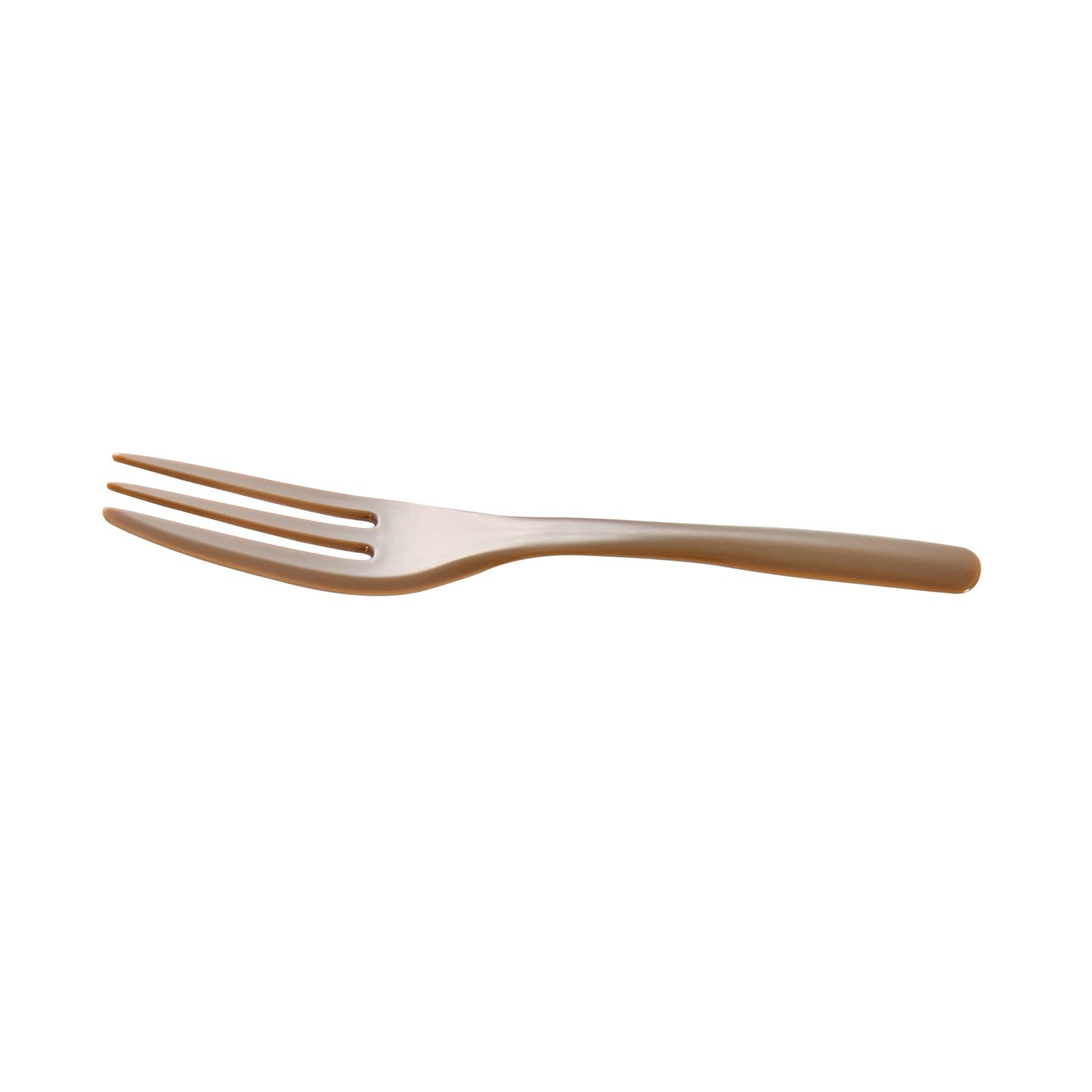 Coppetta Fashion Gray Plastic Cake Fork with Knife Edge - 4" x 3/4" - 500 count box