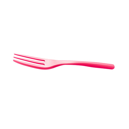Coppetta Magenta Plastic Cake Fork with Knife Edge - 4" x 3/4" - 500 count box
