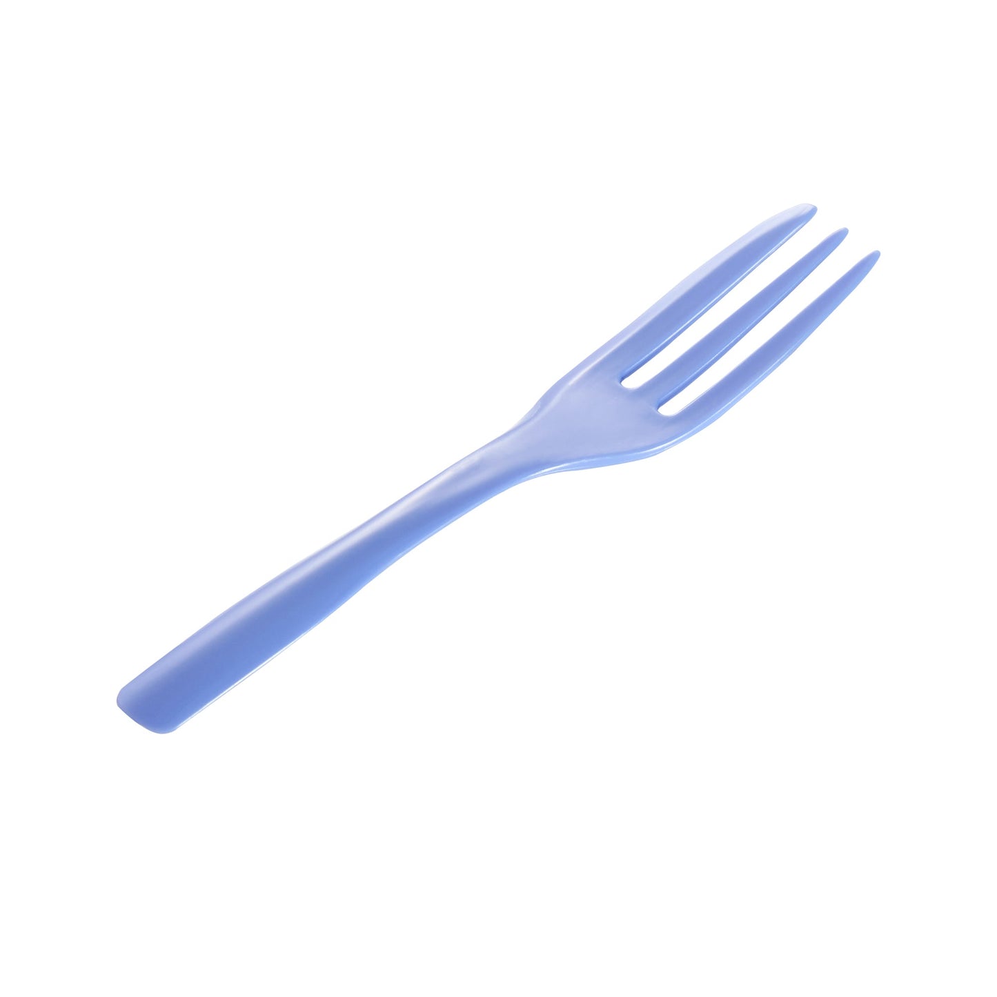 Coppetta Periwinkle Plastic Cake Fork with Knife Edge - 4" x 3/4" - 500 count box
