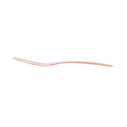 Coppetta Coral Plastic Cake Fork with Knife Edge - 4" x 3/4" - 100 count box