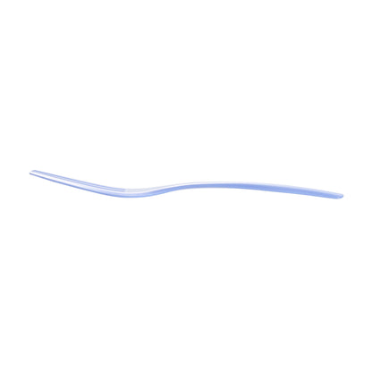 Coppetta Periwinkle Plastic Cake Fork with Knife Edge - 4" x 3/4" - 100 count box