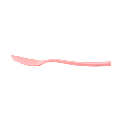 Coppetta Coral Plastic Petal Spoon - 4 1/2" x 1" - 500 count box