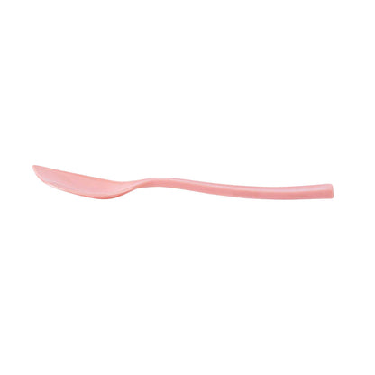 Coppetta Coral Plastic Petal Spoon - 4 1/2" x 1" - 100 count box