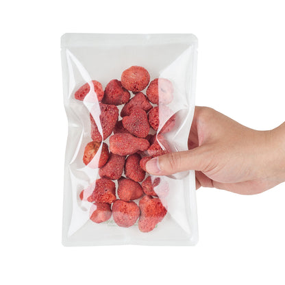 Bag Tek White Plastic Small Sandwich and Snack Bag - Heat Sealable - 8 1/4" x 5 1/4" - 100 count box