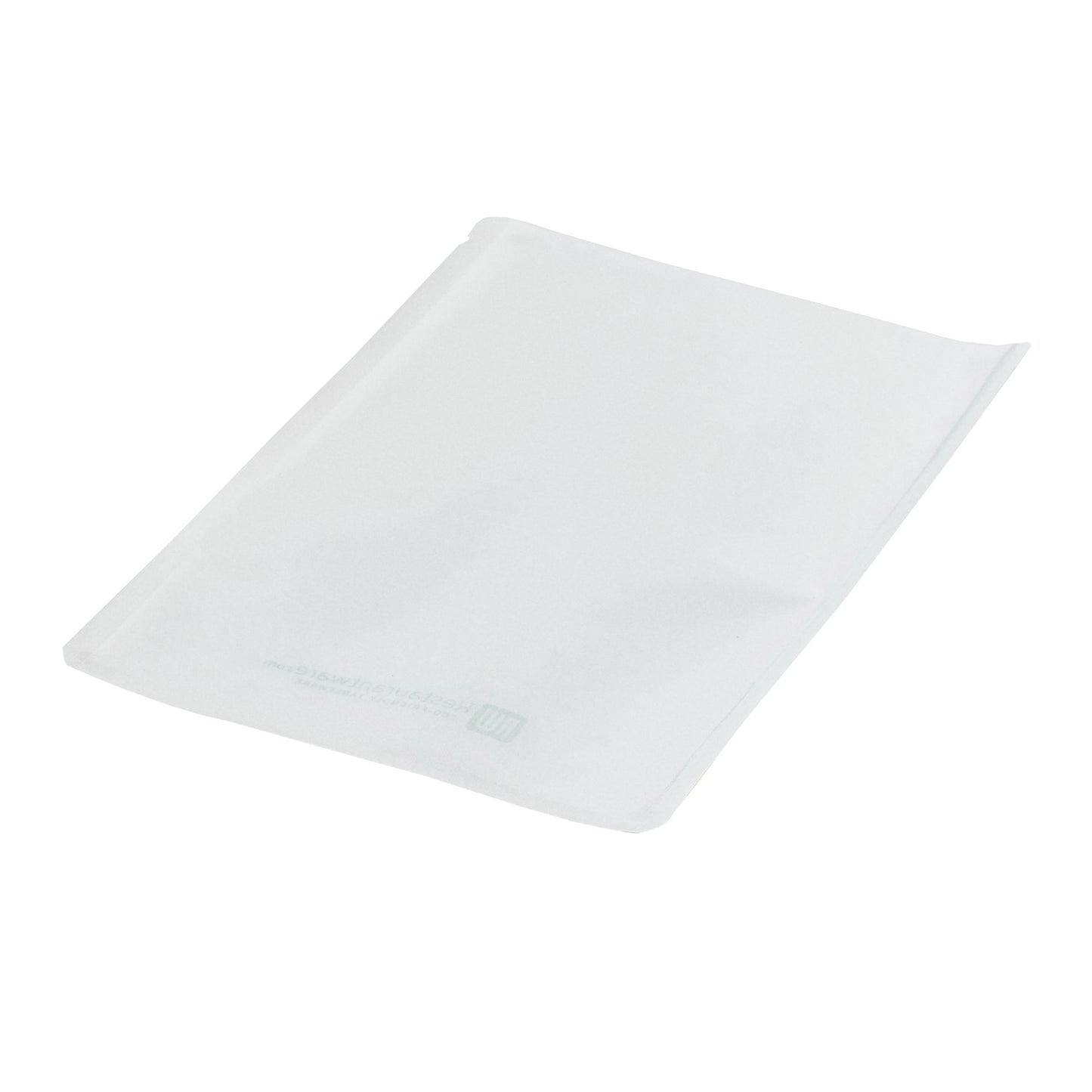 Bag Tek White Plastic Small Sandwich and Snack Bag - Heat Sealable - 8 1/4" x 5 1/4" - 100 count box