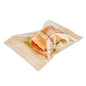 Bag Tek Kraft Plastic Medium Sandwich and Snack Bag - Heat Sealable - 8 3/4" x 6 1/2" - 100 count box