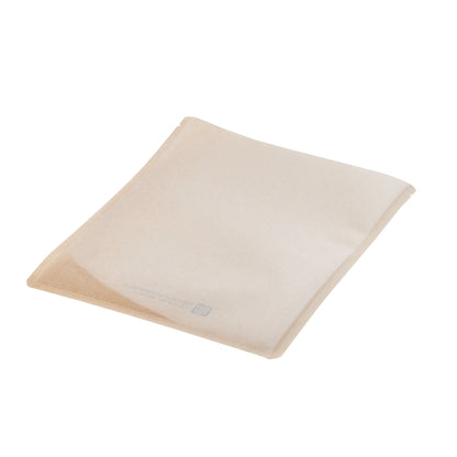 Bag Tek Kraft Plastic Medium Sandwich and Snack Bag - Heat Sealable - 8 3/4" x 6 1/2" - 100 count box