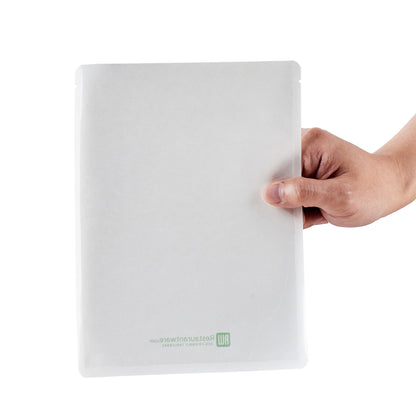 Bag Tek White Plastic Medium Sandwich and Snack Bag - Heat Sealable - 8 3/4" x 6 1/2" - 100 count box