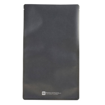 Bag Tek Black Plastic Large Sandwich and Snack Bag - Heat Sealable - 11 1/2" x 6 3/4" - 100 count box