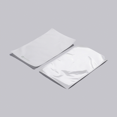 Bag Tek White Plastic Large Sandwich and Snack Bag - Heat Sealable - 11 1/2" x 6 3/4" - 100 count box