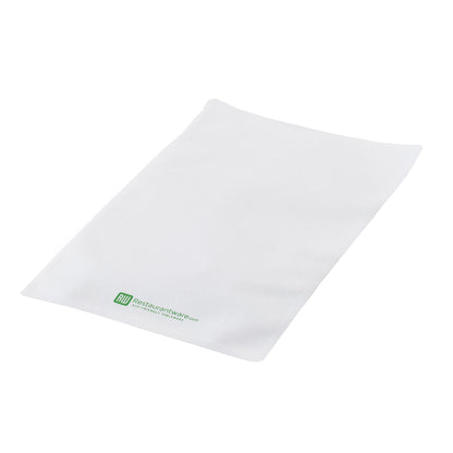 Bag Tek White Plastic Large Sandwich and Snack Bag - Heat Sealable - 11 1/2" x 6 3/4" - 100 count box