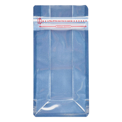 Bag Tek Red Plastic Small Snack Bag - Double Seal, Rip Lock, Heat Sealable - 8" x 4" x 2 1/2" - 100 count box
