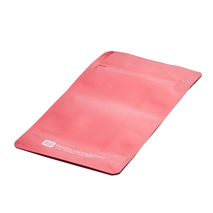 Bag Tek Red Plastic Small Snack Bag - Double Seal, Rip Lock, Heat Sealable - 8" x 4" x 2 1/2" - 100 count box