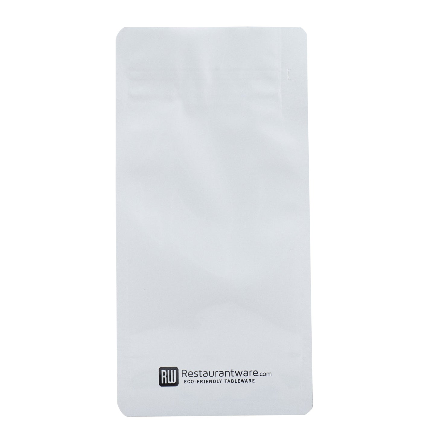 Bag Tek White Plastic Small Snack Bag - Double Seal, Rip Lock, Heat Sealable - 8" x 4" x 2 1/2" - 100 count box