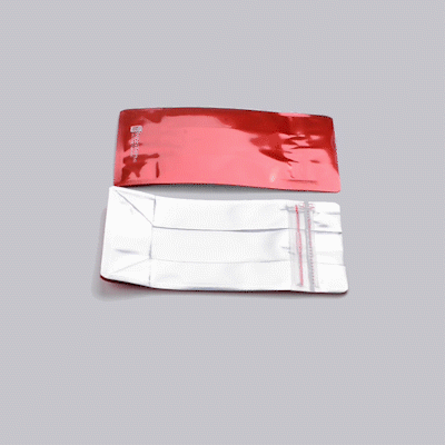 Bag Tek Red Plastic Medium Snack Bag - Double Seal , Rip Lock, Heat Sealable - 8" x 5" x 3 1/4" - 100 count box