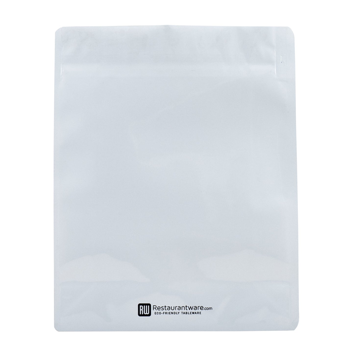 Bag Tek White Plastic Large Snack Bag - Double Seal, Rip Lock, Heat Sealable - 9 1/2" x 7 1/2" x 2 3/4" - 100 count box