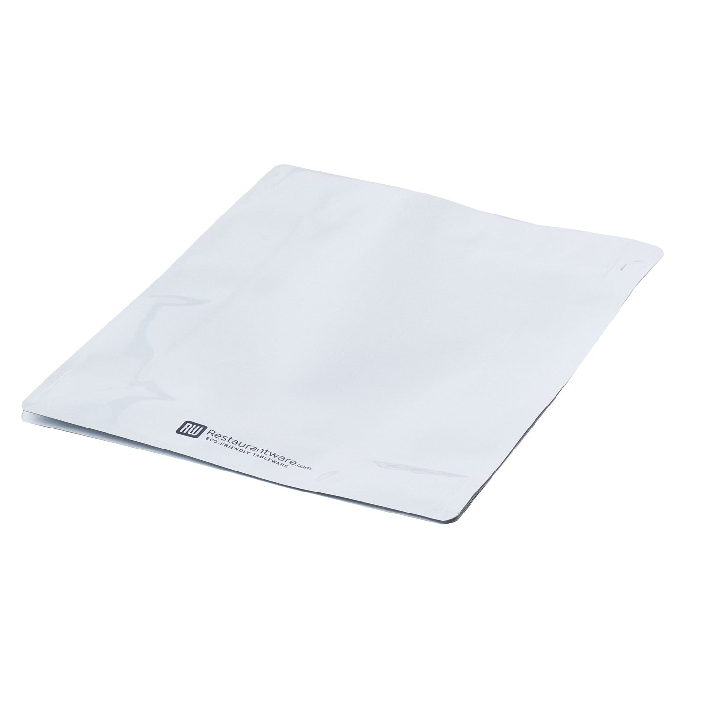 Bag Tek White Plastic Large Snack Bag - Double Seal, Rip Lock, Heat Sealable - 9 1/2" x 7 1/2" x 2 3/4" - 100 count box