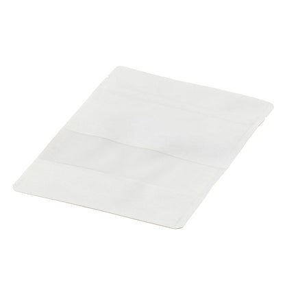 Bag Tek White Plastic Small Window Bag - Heat Sealable - 7" x 4 3/4" x 1 1/2" - 100 count box