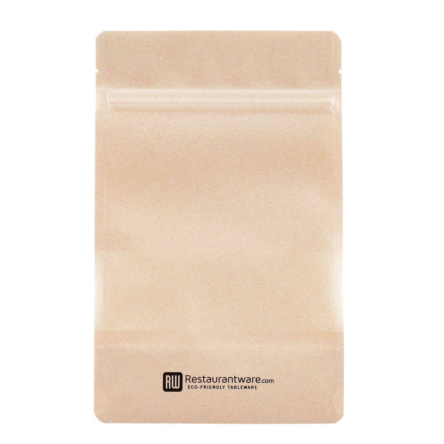 Bag Tek Kraft Plastic Medium Window Bag - Heat Sealable - 8" x 5" x 1 3/4" - 100 count box