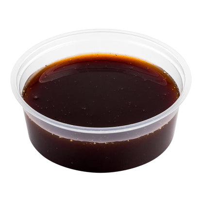 Basic Nature 2 oz Clear PLA Plastic Portion Cup - Compostable - 2 3/4" x 2 3/4" x 1" - 100 count box