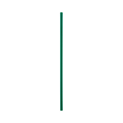 Basic Nature Green PLA Plastic Straw - Unwrapped, Compostable - 8 1/4" - 2000 count box