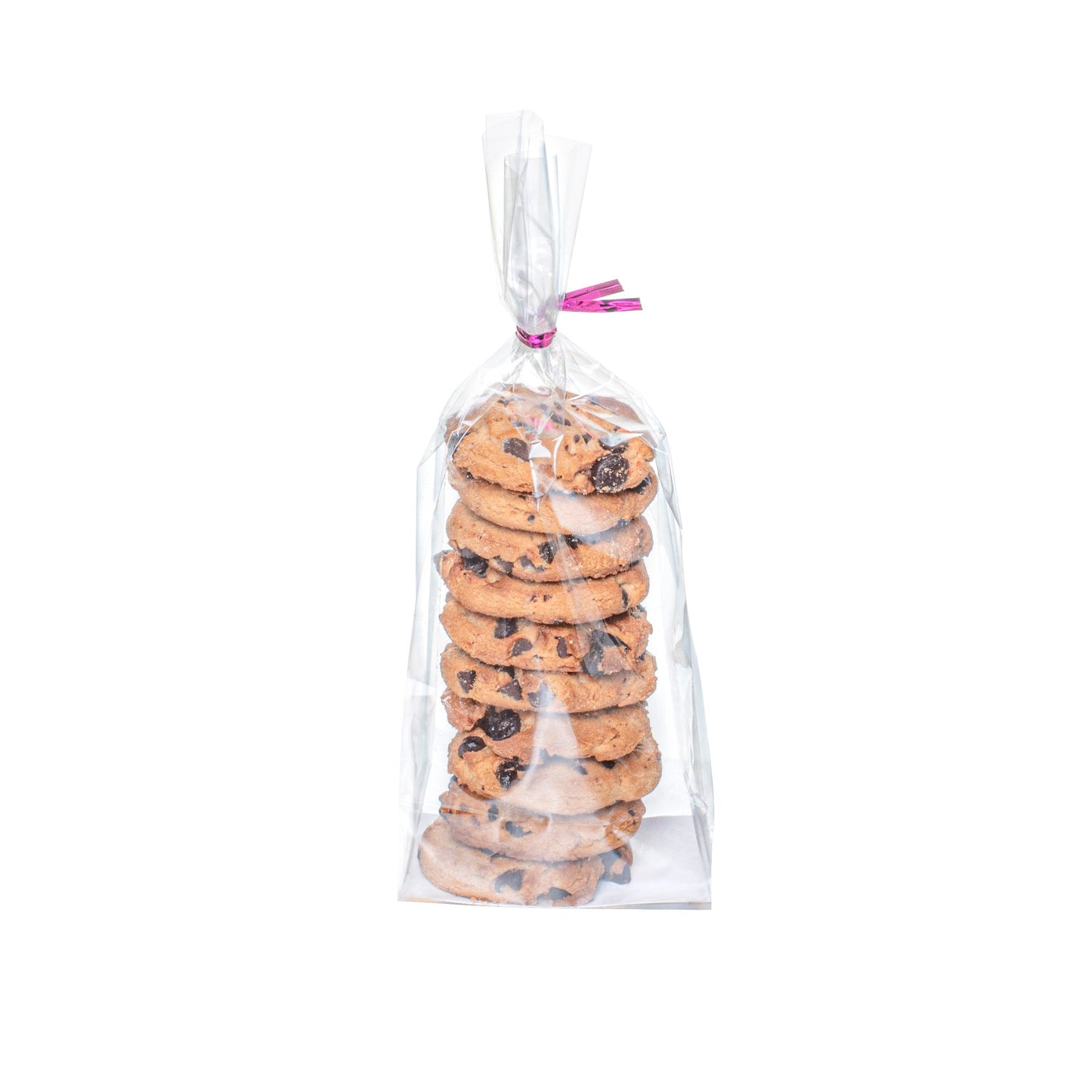 Bag Tek Clear Plastic Gusset Bag - Flat Bottom, Paper Insert, Heat Sealable - 3" x 2" x 8" - 100 count box