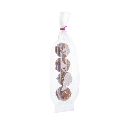 Bag Tek Clear Plastic Gusset Bag - High Clarity, Heat Sealable - 2" x 1" x 5" - 100 count box