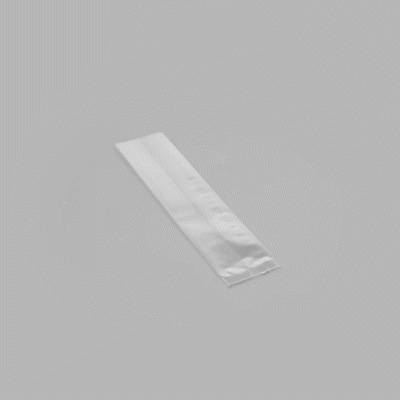 Bag Tek Clear Plastic Gusset Bag - High Clarity, Heat Sealable - 2" x 1" x 5" - 100 count box