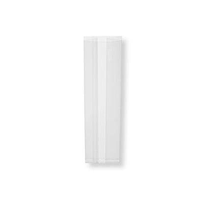 Bag Tek Clear Plastic Gusset Bag - High Clarity, Heat Sealable - 2 1/2" x 2" x 9 3/4" - 100 count box