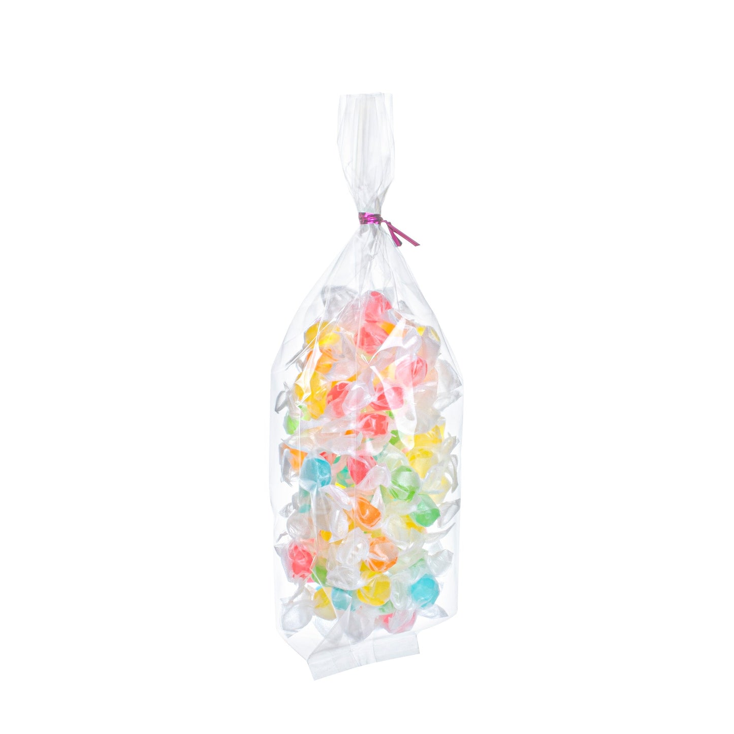Bag Tek Clear Plastic Gusset Bag - High Clarity, Heat Sealable - 2 1/2" x 2" x 9 3/4" - 100 count box