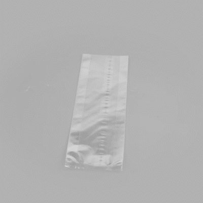 Bag Tek Clear Plastic Gusset Bag - High Clarity, Heat Sealable - 3 3/4" x 1 1/4" x 12" - 100 count box