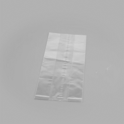 Bag Tek Clear Plastic Gusset Bag - High Clarity, Heat Sealable - 5" x 3" x 12" - 100 count box
