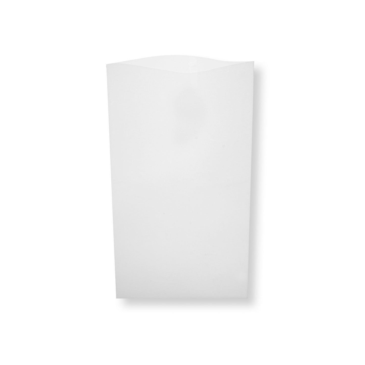 Bag Tek Clear Plastic Bag - No Flap, High Clarity, Heat Sealable - 14" x 7" - 100 count box