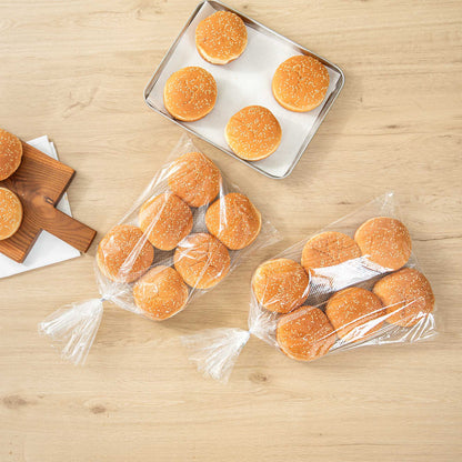 Bag Tek Clear Plastic Bread Bag - Micro-Perforated, with Wicket Dispenser - 11" x 20" - 250 count box