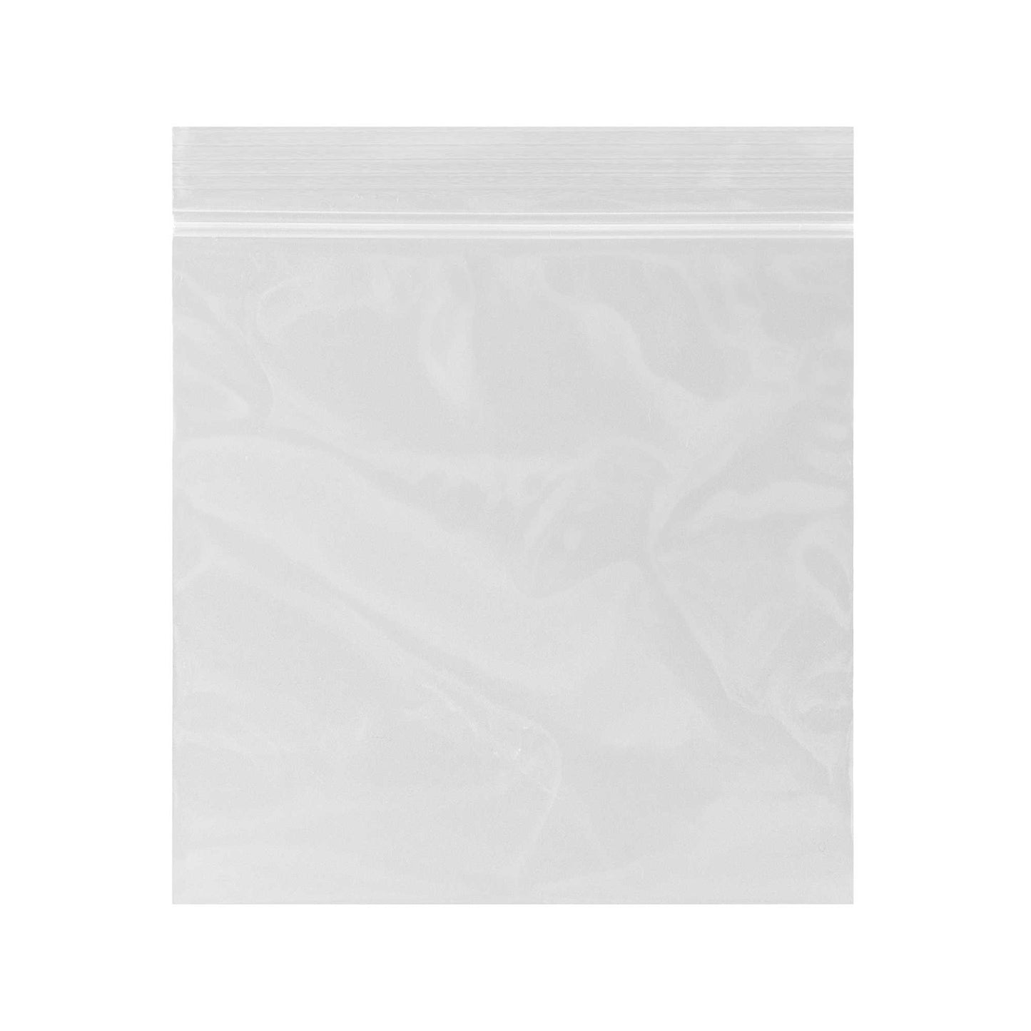 Bag Tek Clear Plastic Zip Bag - BPA-Free, High Clarity - 4" x 4" - 100 count box