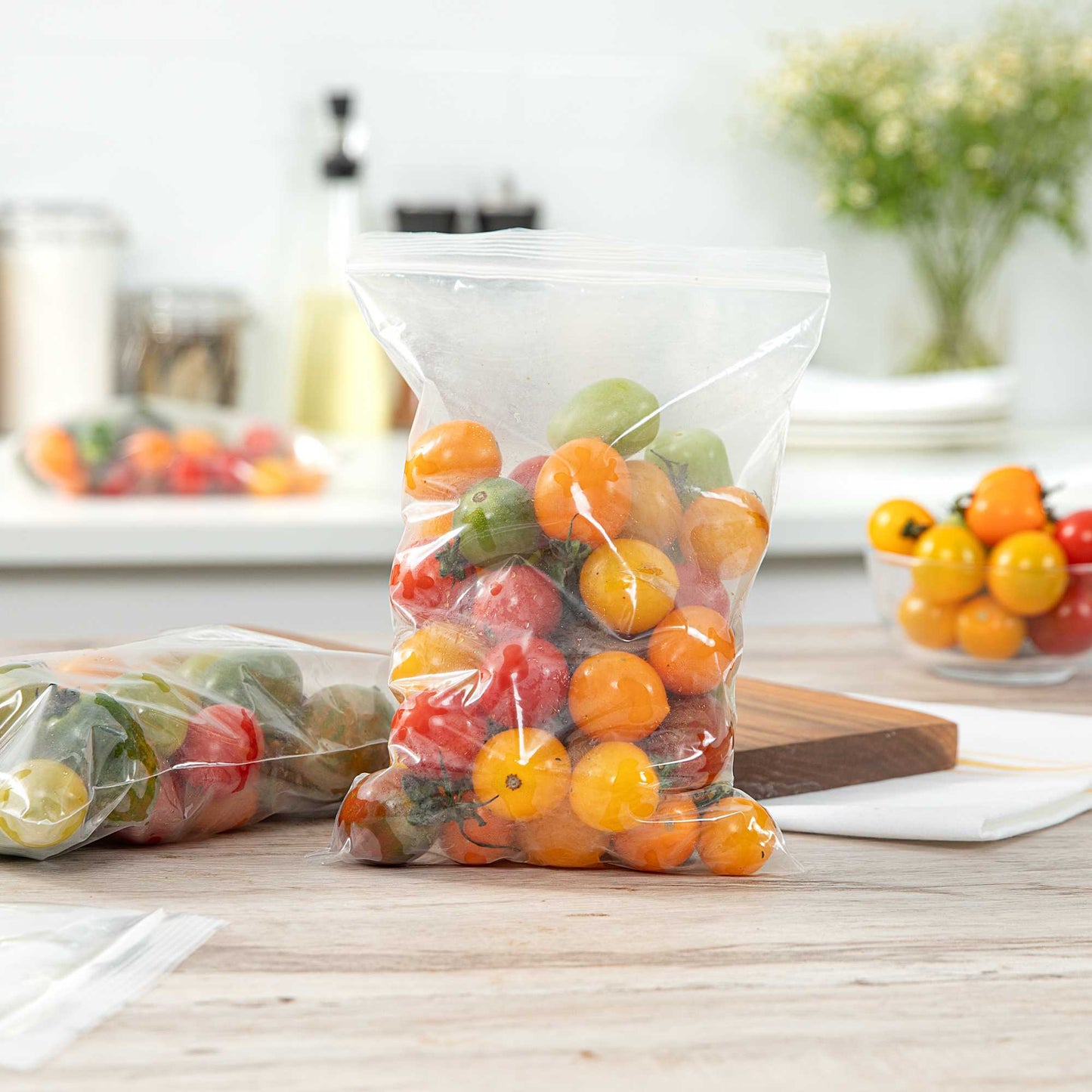 Bag Tek Clear Plastic Zip Bag - BPA-Free, High Clarity - 6" x 9" - 100 count box