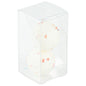 Sweet Vision Clear Plastic Candy Box - Tuck Top, with Sleeve - 1 1/2" x 1 1/2" x 2 3/4" - 100 count box