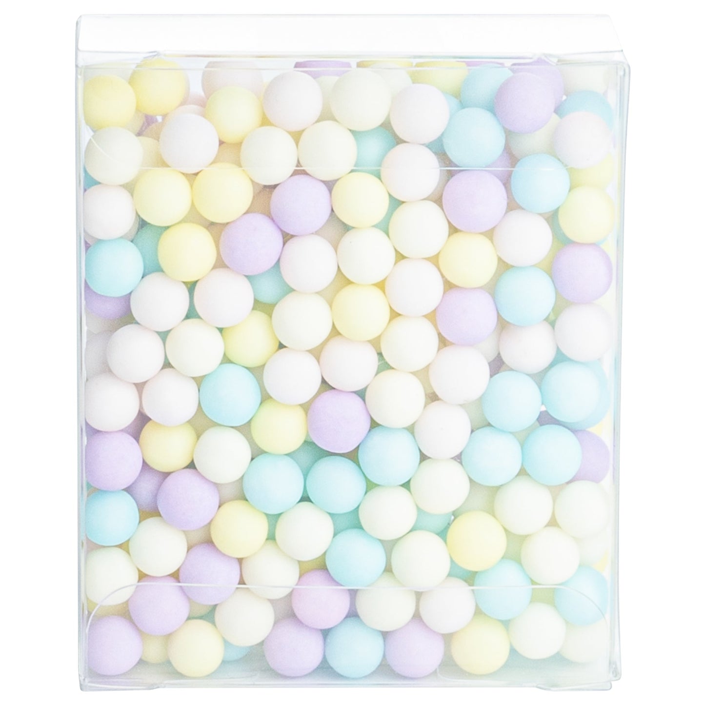 Sweet Vision Square Clear Plastic Candy Box - 2 1/2" x 1" x 3" - 100 count box