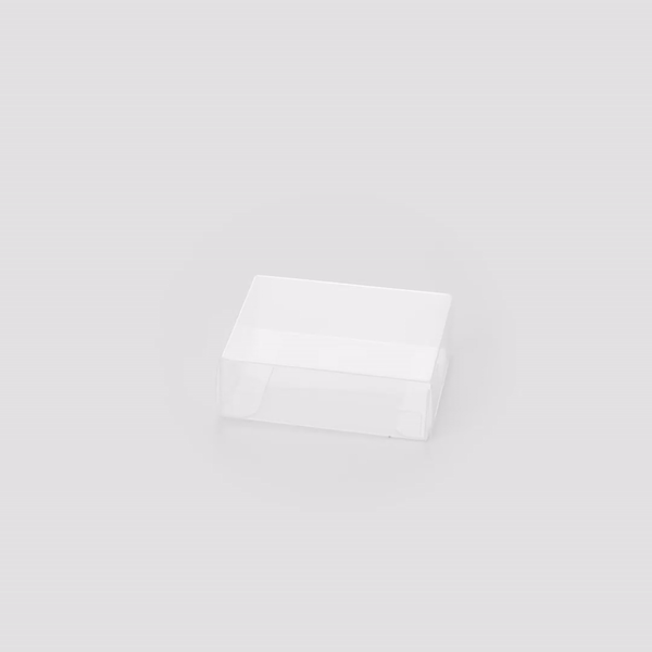 Sweet Vision Square Clear Plastic Candy Box - 2 1/2" x 1" x 3" - 100 count box