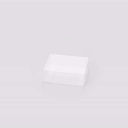 Sweet Vision Square Clear Plastic Candy Box - 2 1/2" x 1" x 3" - 100 count box