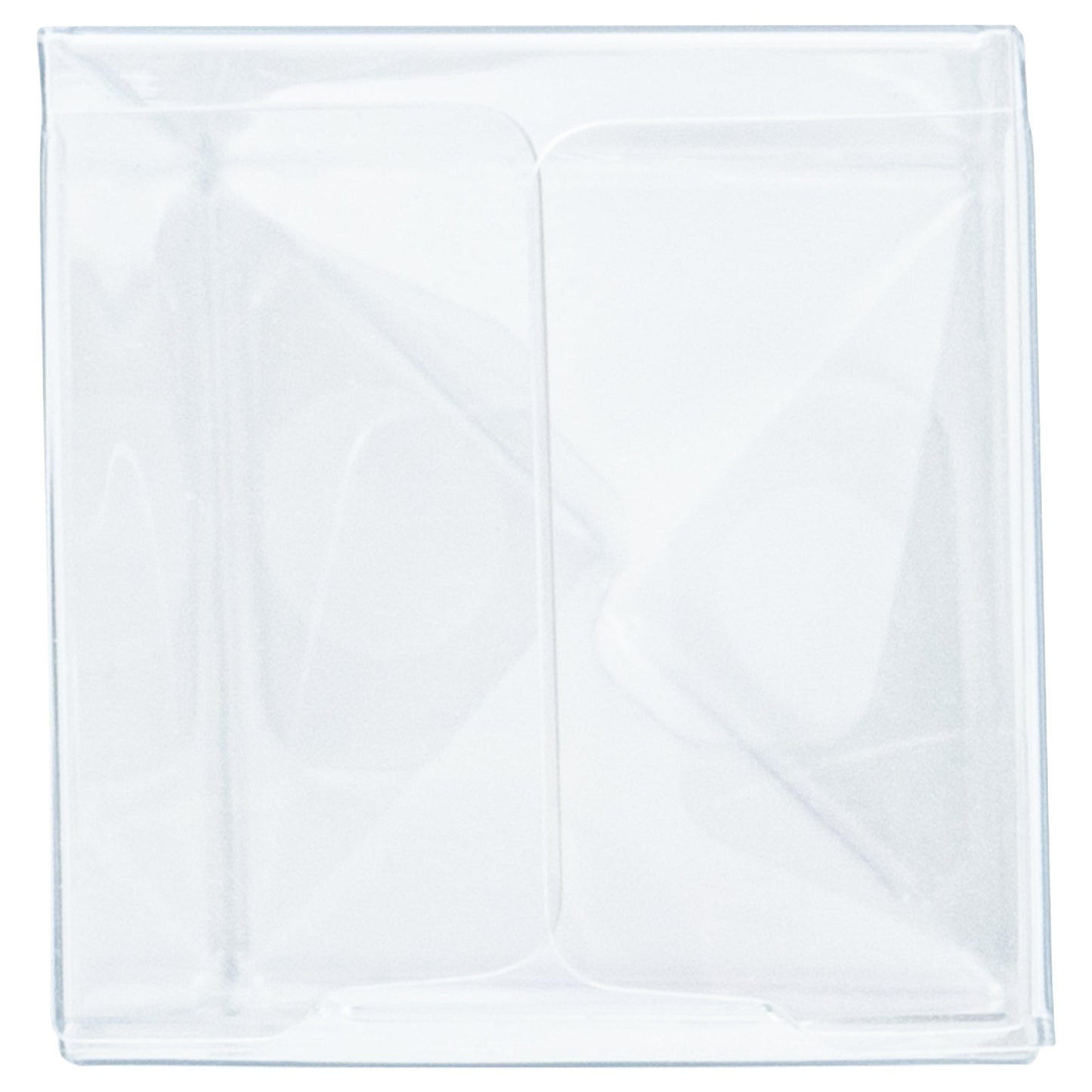 Sweet Vision Clear Plastic Favor Box - Tuck Top, Pop & Lock Bottom - 1 1/2" x 1 1/2" x 6 1/4" - 100 count box