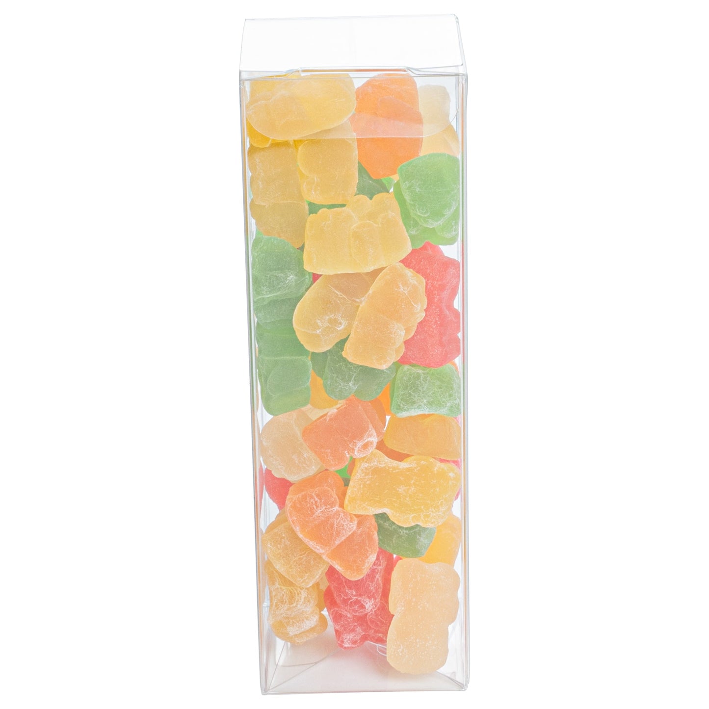 Sweet Vision Clear Plastic Favor Box - Tuck Top, Pop & Lock Bottom - 1 1/2" x 1 1/2" x 5" - 100 count box
