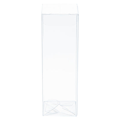 Sweet Vision Clear Plastic Favor Box - Tuck Top, Pop & Lock Bottom - 1 1/2" x 1 1/2" x 5" - 100 count box